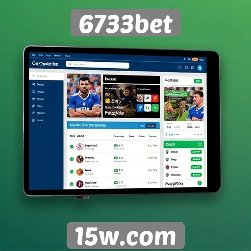 Acessibilidade e usabilidade da interface 6733bet