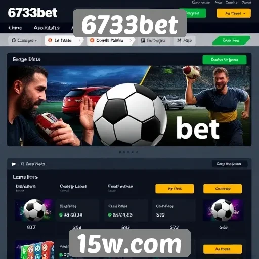 Oferta de jogos e apostas no 6733bet