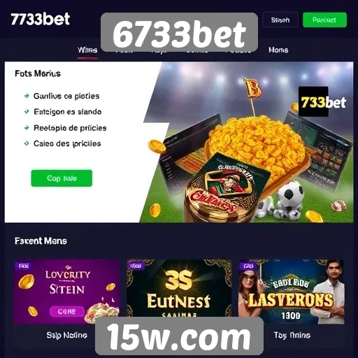 Promoções e bônus disponíveis no 6733bet