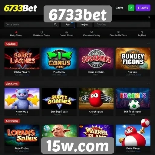 6733bet oferece opções de jogos variados e atraentes